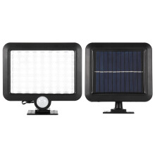 Outdoor Security Lighting, Solar-Powered PIR Motion Sensor Light With Adjustable Solar Panel For Enhanced Energy Efficiency And Flexibility, Super