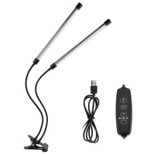 Lâmpada LED de espectro completo para cultivo, com LEDs de longa duração e baixo consumo de energia para jardins internos vibrantes. Haste