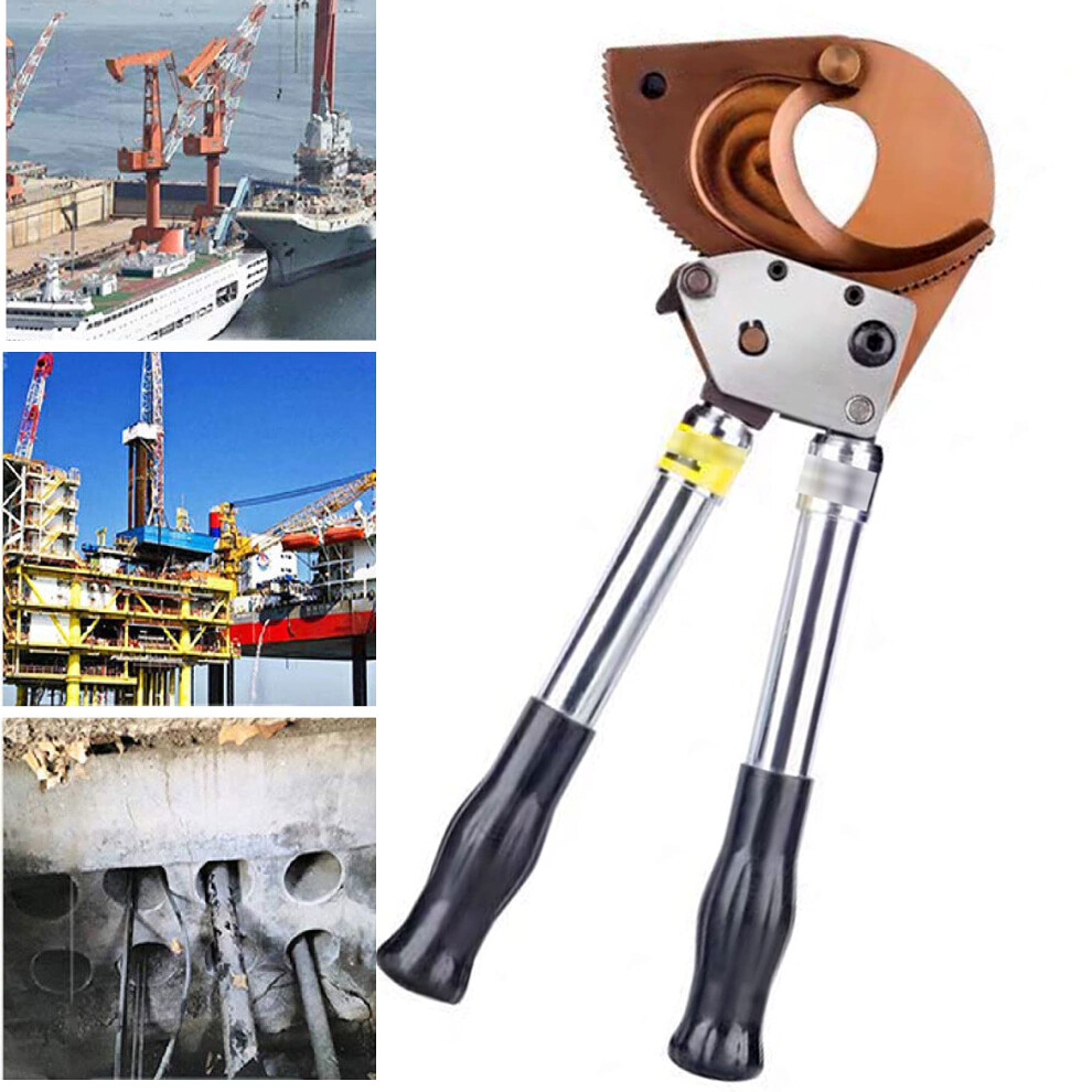 Cable Cutters Ratchet Cable Cutter Heavy Duty Bolt Cutter 50Mm 75Mm 90Mm For Communications Cable Hand Tool 9189345047084