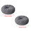 Soft Round Meditation Cushion Floor Pillow For-Light Grey 45cm 4