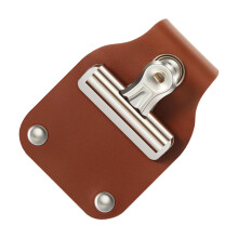 Exhibitor Number Holder PU Leather Belt Clip For Livestock Show And Horse Show