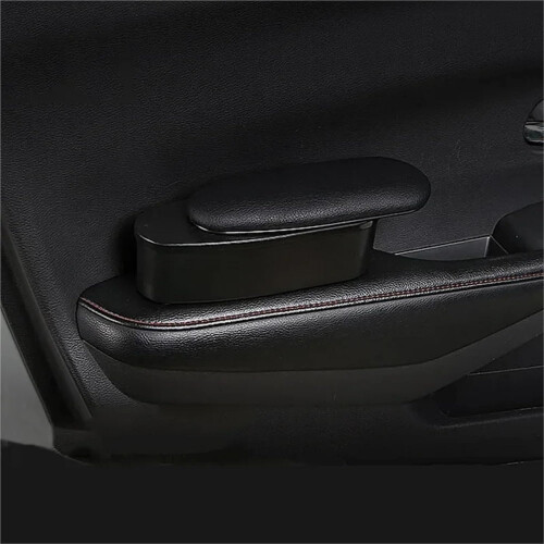 Support Handle Storage Functional Armrest Car Door Leather Ergonomic Armrests For Auto Interior Elbow Support Pad White 1