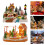 Figurines de collection, décoration de noël, maisons de-B 3