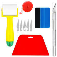 Wallpaper Set 10 Pieces Peel and Stick Wallpaper Tools Smoothing Wallpaper Professional Hand Wallpaper Tool Kit Home Decor