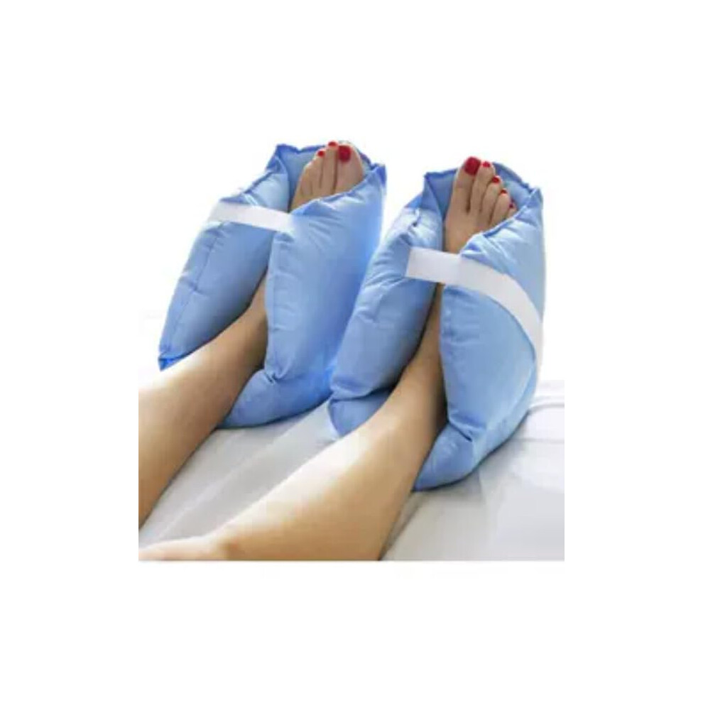 Heel Cushion Protector Pillow for Pain Relief, Adjustable Size Ankle Cushion for Bed and Wheelchairs, Prevents Sores and Ulcers