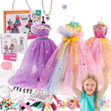 Sewing Kit for Clothing Making Stimulates Imagination Arts and Crafts Kit Creativity Crafts for Kids with Mannequins Arts and Crafts for Teen Girls
