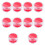 Wax Clays Refills For Beads Art Pen Includes 10 Protective-Red 1