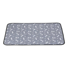 Durable Dog Urine Training Pad Waterproof Polyester-Gray L
