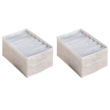 Durable Non-Woven Fabric Closet Storage Bins, Wardrobe Clothes Organizer With Foldable Drawer Dividers, Breathable Mesh Ventilation For Optimal Closet