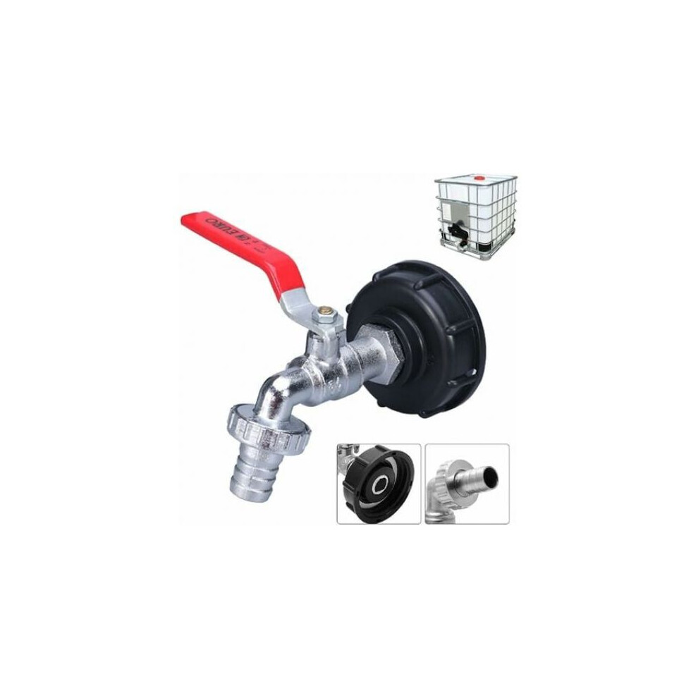 Brass Hose Faucet Valve For Ibc Tank Adapter, Snap-On Tap Connector For Quick And Secure Installation 9148971526127
