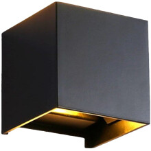 Lampada da parete resistente alle intemperie, angolo del fascio luminoso regolabile, versatile, in alluminio pressofuso di alta qualità, vetro