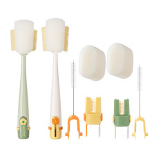 5-in-1 multifunctionele bekerborstel, lange-Gemengde kleuren