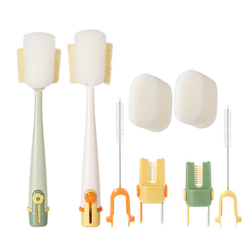 5-in-1 multifunctionele bekerborstel, lange-Gemengde kleuren
