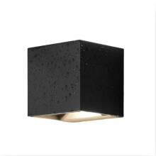 Arandelas de parede quadradas de alumínio, luminária de parede LED em formato de cubo com ângulo ajustável, robustas e duráveis para uso interno