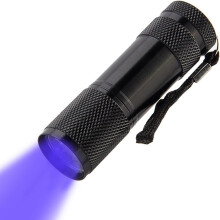 Pet Urine Detector with UV Black Light Flashlights, Portable Torch Featuring 9 LED Mini Blacklight for Ultraviolet Light Detector Applications,