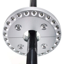 Ledningsfri parasollampe, energibesparende LED-lys, 3 lysstyrketilstande, batteridrevet, automatisk justerbar klemme til parasoller, campingtelte