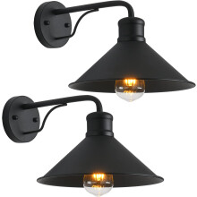 Applique da parete in stile rustico per esterni e interni, design industriale moderno con fascino vintage, luce esterna resistente alle intemperie,