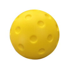 Quiet Foam Pickleballs Indoor  Outdoor Pickleballs Practice Balls Noise Reducing Soft For Reduced Noise Indoor  Outdoor bright yellow