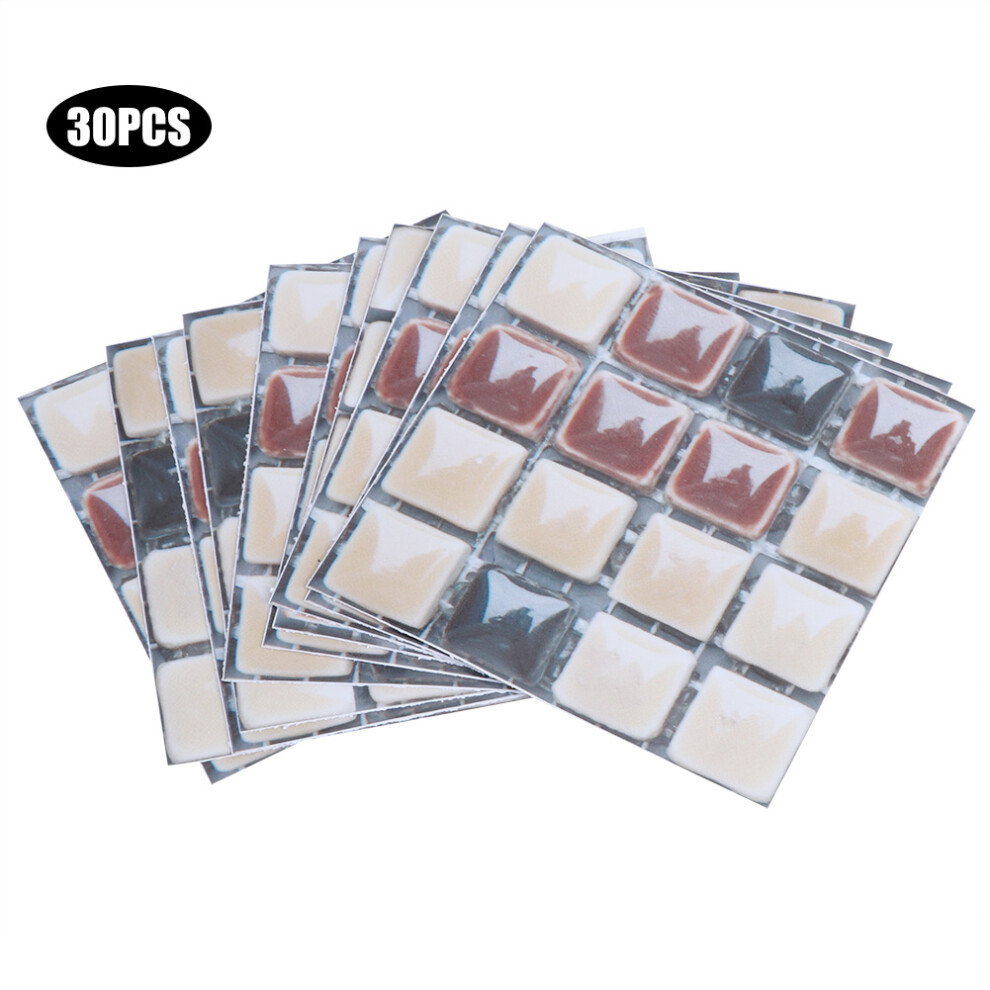 Mosaic Pattern Self-Adhesive Tiles For Any Smooth Surface, Vintage Style Tile Stickers, Easy Removal Without Damaging The Wall 9148971325843