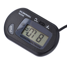LCD-Digital-Aquarium-Thermometer - Schwarz, 5,8x3,8cm, -50C bis +70C