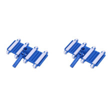 14 Inch Weighted Pool Vacuum Head With Wheels Side Brush Flexible TwoPiece Set For Pond Spa Cleaning
