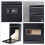Mailboxes Rectangular iron, key lock, durable, classic, wallmounted, vertical. Black. 3