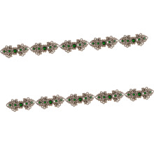 10Pcs Metal Chinese Knot Button Cheongsam Knot Buttons Sewing-C