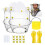 Beekeeper Costume Set Including 2 Beekeeping hat and Veil, 10 1