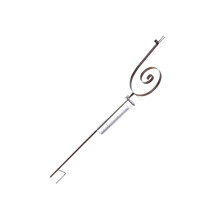 Metal Snail Rain Gauge Stainless Steel Design For Garden And Farm Weather, Accurate Precipitation Measurement Tool