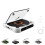 Portable Bluetooth CD Player Rechargeable with HiFi Speakers LCD Screen CD/AUX/USB White 1