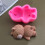 Food Grade Silicone Mousse Cake Molds Bear Shaped Shape-L 7
