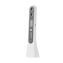 High-Precision Ultrasonic Height Measuring Device with LED Display, ABS Material, Easy to Read, White Color