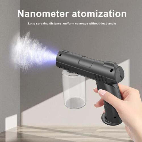 Wireless Electric USB Nano Disinfectant Atomizer for Home Security, Compact White Design with Efficient Spray Function 1