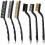 Wire Brush Assortment, Multipurpose Cleaning Wire Brush for Various Surfaces, Designed for Efficiency and Durability, 6PCS 1