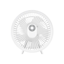 Portable Desk Fan with Rechargeable Power, Quiet Cooling Fan for Office and Home
