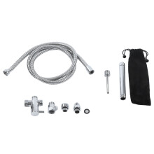 Flexible Stainless Steel Hose, Easy Install Shower Attachment, Broad Adaptation for Shower or Sink, Personal Hygiene Kit, Non-slip Adjustable Water