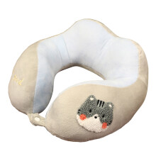 Adorable Animal Motif Pillow, Zippered Cover for Hygiene, Resilient Pp Cotton, Breathable Soft Short Plush, Perfect for Naps in Cars, Offices, and Hom