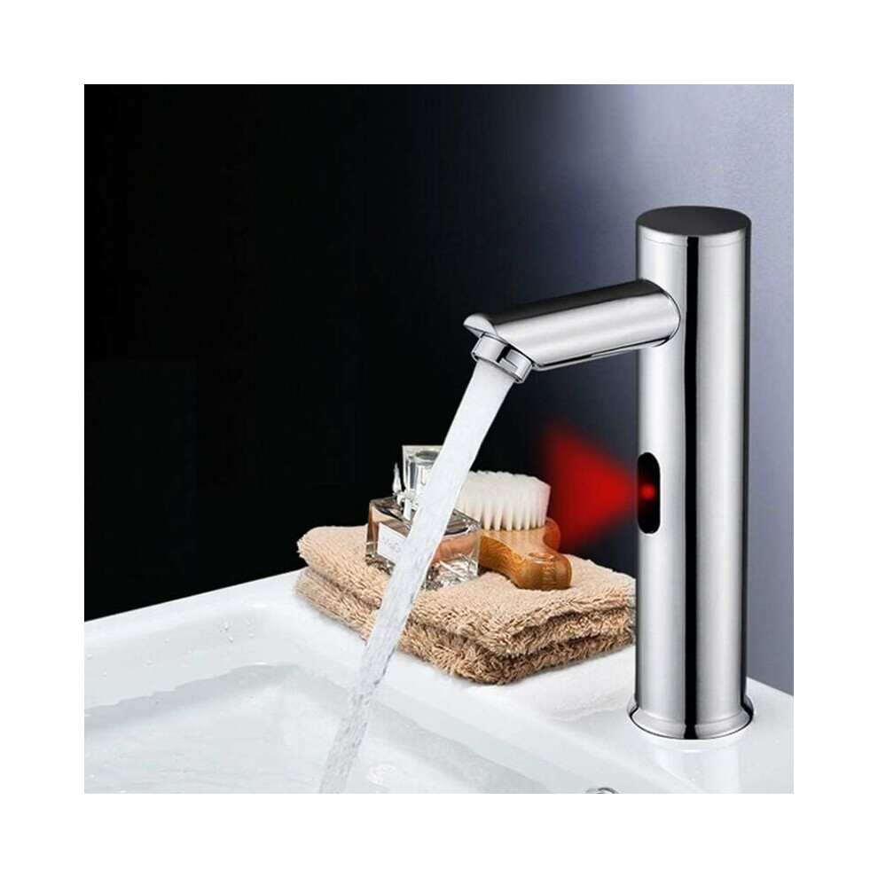 Easy Installation Faucet, Temperature Adjustable For Solid Brass Construction Touchless Electronic Bathroom Sink, 20Cm Vertical 9074015930387