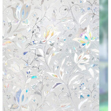 Decorative Sun Blocking Film, Privacy Shield for Windows, Static Cling Non-Adhesive Cover, UV Protection, Energy Efficient, Environmentally Friendly (