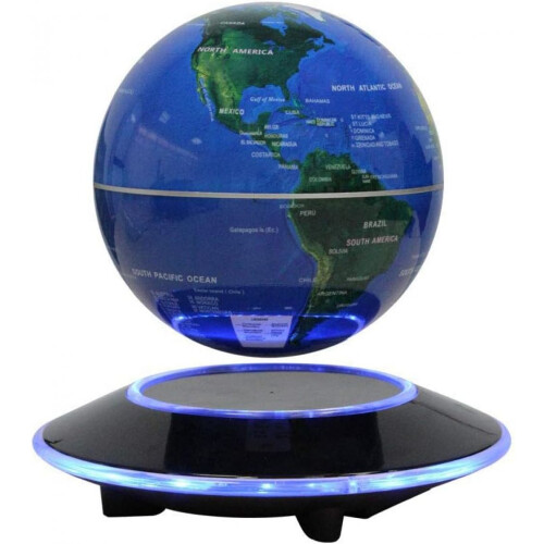 Educational Gift, Floating Rotating Globe That Offers Geography Teaching And Keeps Working For Continuous Inspiration