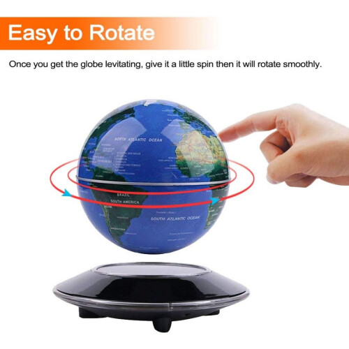 Educational Gift, Floating Rotating Globe That Offers Geography Teaching And Keeps Working For Continuous Inspiration 1