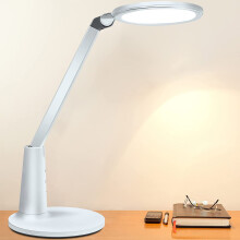 Rechargeable Battery Desk Lamp, Touch Dimmable Multifunctions Lamp For Home Office, 10W High Capacity Battery Lamp With Rotatable Design, Metal Base