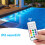 Timer Function Integrated Rechargeable Submersible Lights, Bright Led Light Source for Aquarium, Pool Decoration with Suction Cups - 1 Pack 5