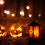 Χιονόμπαλα για το Halloween με τρομακτικούς ήχους μάγισσας, λειτουργία διπλού 3