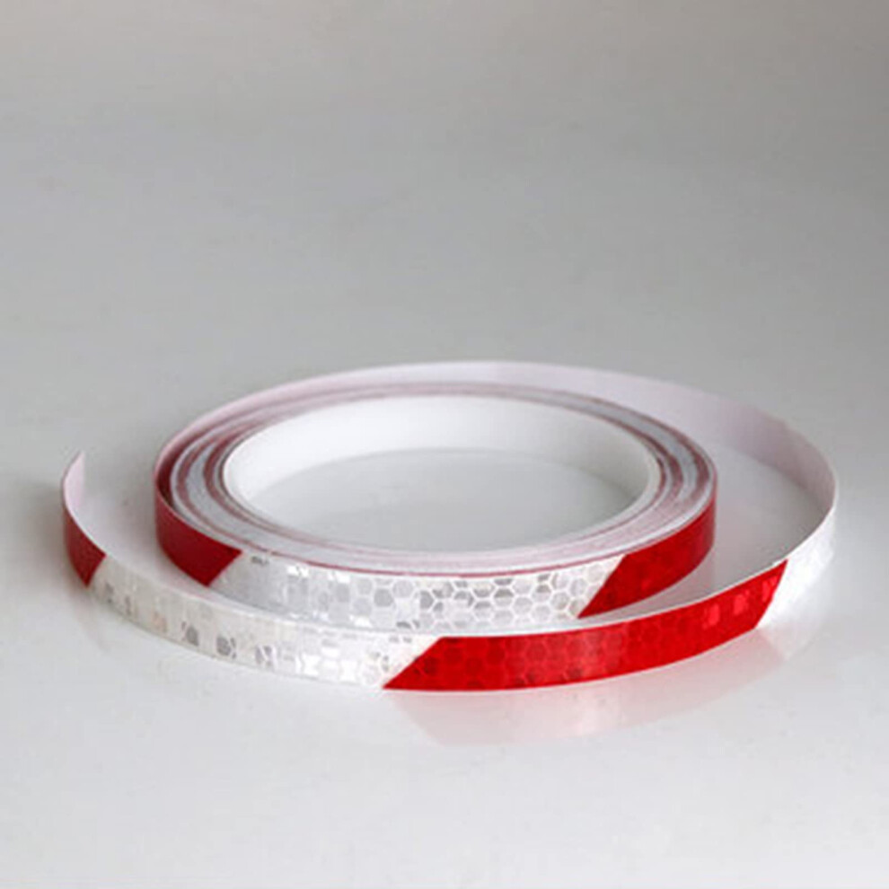 Reflective Tape Red White Honeycomb Visibility Waterproof Safety Warning For Vehicles Trucks 9189345049811