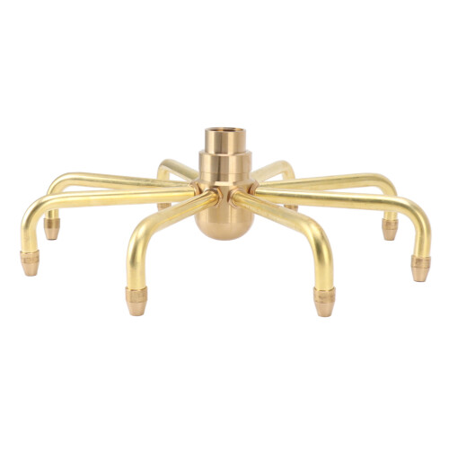 Brass Windmill Rotating Fountain Nozzle, 8 Holes, 2.5-3.0m Coverage