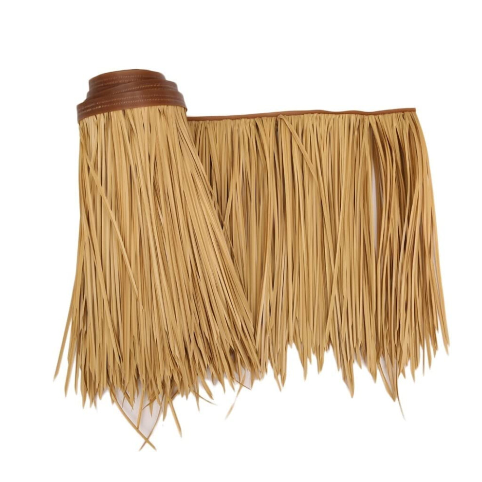Palm Straw Roll, Simulation Of Mexican Thatch Roof, Fireproof, Antiaging (Yellow 0.5X1m) 9412369154576