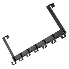 No hook key over the coat rack wall coat rack door hanger hanging hook on the back of the door clothing hanger drying black carbon steel