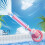 Kid Water Soaker Toy, EasyPull Structure for Park Backyard Family Beach Pink 3