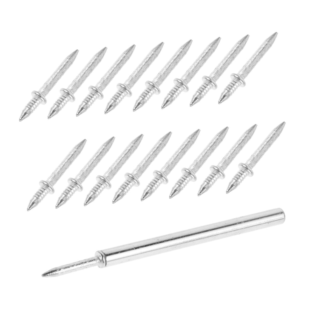 1 Set Invisible Doubleheaded Nails Strength Seamless Wall Nails For Skirting Boards Drilling For Concrete Walls Home Decoration 9412369155023